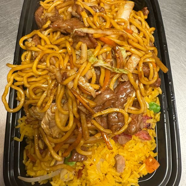 Best C2. Beef Lo Mein Combination Platter in Philadelphia, PA