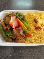 Best C19 Roast Pork w. Mixed Vegetables 什菜叉烧 in Largo, FL