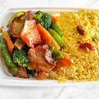Best C19 Roast Pork w. Mixed Vegetables 什菜叉烧 in Largo, FL