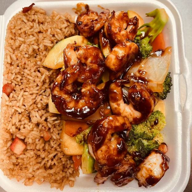 Best Hibachi Grill Shrimp铁板虾 in Greenville, SC