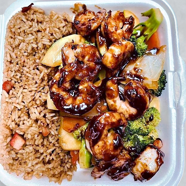 Best Hibachi Grill Shrimp铁板虾 in Greenville, SC