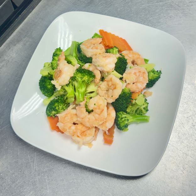 Best Steamed Shrimp w. Broccoli 蒸芥兰虾 in Pine Brook, NJ