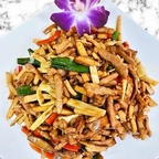 Best 筍尖肉絲 Pork with Bamboo Shoots in Acton, MA
