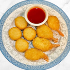 Best Fried Scallops(4) and Shrimp (4) 炸干贝和虾 (各四只) in Sugar Hill, GA