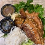 Best Fried pork belly served with spicy homemade sauce and black sweet sauce. in Miami Beach, FL