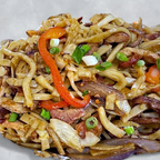 Best Spicy Roast Pork Stir-fried Noodles(辣叉烧炒面) in Madison, WI