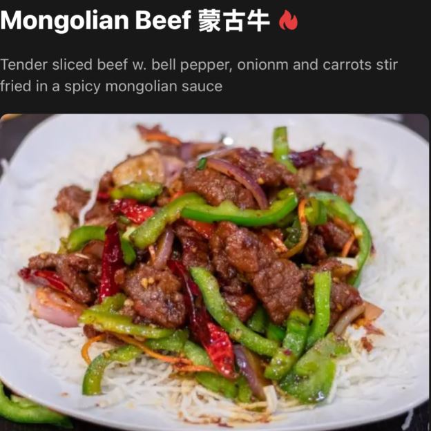 Best Mongolian Beef in Moreno Valley, CA