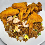 Best Chicken Wings w. Shrimp Fried Rice in Metairie, LA