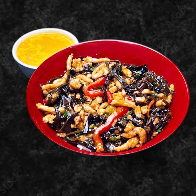 Best Shredded Pork with Hot Garlic Sauce Over Rice 鱼香肉丝盖饭 in Rancho Cucamonga, CA