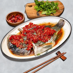 Best Szechuan Style Steamed Whole Fish 湘味蒸全鱼 in Rancho Cucamonga, CA
