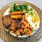 Best L19A. Grilled Pork Chop and Shrimp Vermicelli and Spring Roll Lunch蒙系列 in New York, NY
