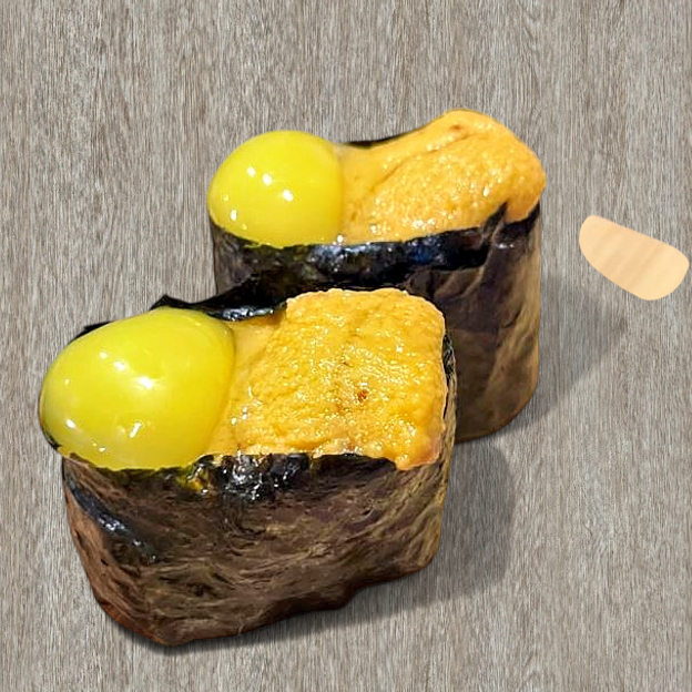 Best Uni with Quail Egg Nigiri Sushi in San Francisco, CA