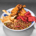 Best L21.鸡翅2,蟹角4,无骨排 Chicken Wings (2), Crab Rangoon (4), Boneless Spare Ribs (Lunch) in Haverhill, MA
