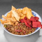 Best L23.鸡指4,蟹角4,无骨排 Chicken Fingers (4), Crab Rangoon (4), Boneless Spare Ribs (Lunch) in Haverhill, MA