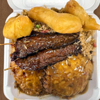 Best C/R.叉烧蓉蛋,手指(5),牛串(2) Roast Pork Egg Foo Young, Chicken Fingers (5 Pcs), Beef Teriyaki (2 Pcs) in Haverhill, MA