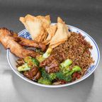 Best C/I.芥兰牛,蟹角(5),鸡串(2) Beef Broccoli, Chicken Teriyaki (2 Pcs),Crab Rangoon (5 Pcs) in Haverhill, MA