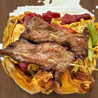 Best C/N.鸡捞面,无骨排,牛串(2),鸡翅(2) Chicken Lo Mein (No Rice), Boneless Ribs, Beef Teriyaki (2 Pcs), Chicken Wings (2 Pcs) in Haverhill, MA