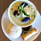 Best Chicken Curry / Egg Roll / White or Brown Rice in Santa Monica, CA