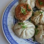 Best DS21. Mushroom & Chives Fried Bun-蘑菇韭菜煎饺 in Los Angeles, CA