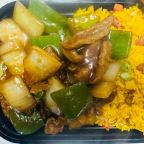 Best C7. Pepper Steak with Onion (Combo Platter) in Vermilion, OH