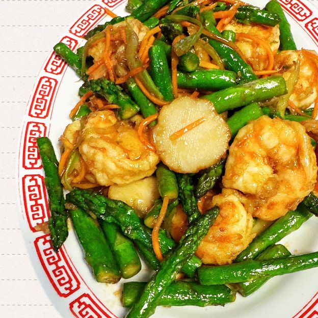 Best S-14. Asparagus Shrimp in Harlingen, TX