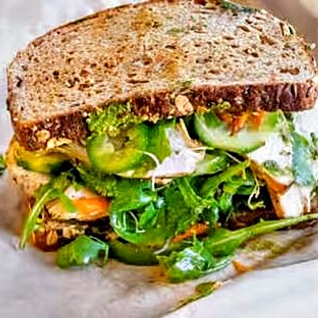 Best GRILLED CHICKEN PESTO OR TURKEY WRAP in Costa Mesa, CA