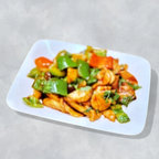 Best King Oyster Mushroom and Yam with Basil 山药杏鲍菇 in San Gabriel, CA