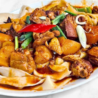 Best Uyghur "Big Plate" Braised Chicken with Noodles （Large）维吾尔大盘鸡拌面（大份） in Flushing, NY