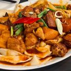 Best Uyghur "Big Plate" Braised Chicken with Noodles (Small) 维吾尔大盘鸡拌面(小份) in Forest Hills, NY