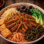 Best C5. 冒菜火鍋 肥牛/牛肚/肥肠米线 (Szechuan Hot Pot Beef Brisket/Beef Tripe Rice Noodles) in Falls Church, VA