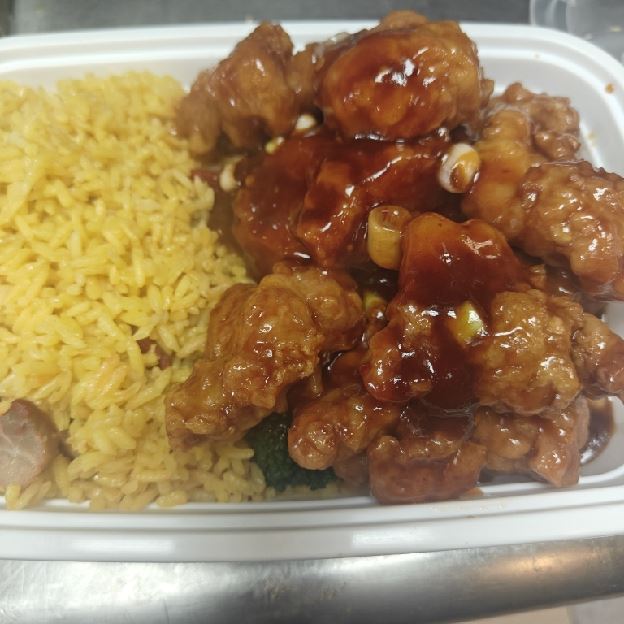 Best 左宗鷄 General Tso's Chicken (Combo Plate) in Pekin, IL