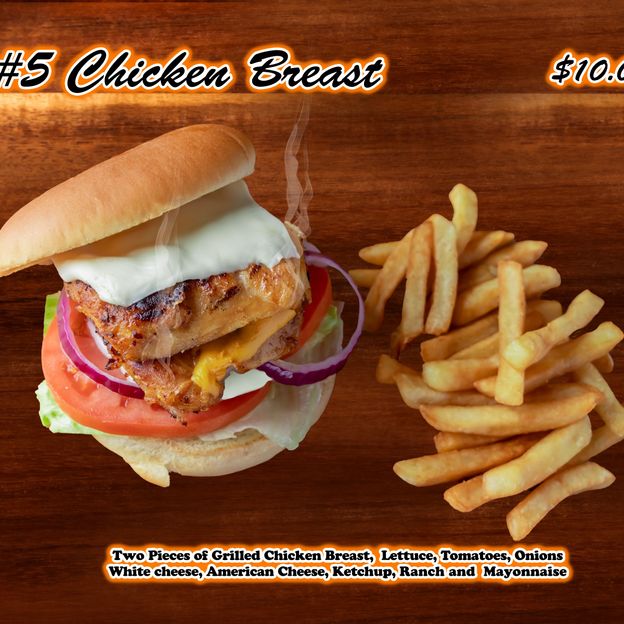 Best Chicken Breast Burger in Sumrall, MS
