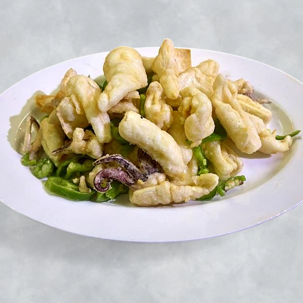 Best 椒鹽鲜魷 Salt & Pepper Squid with Chili in Elmhurst, NY