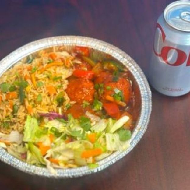 Best Veggie Fried Rice with Wo Ball Chilli Meal in Seattle, WA