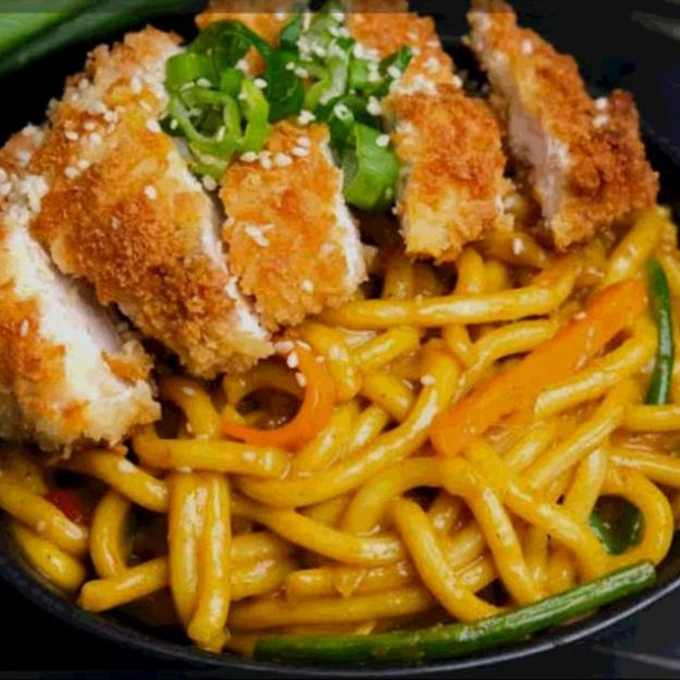 Best Chicken Katsu with udon noodles in Garfield, NJ