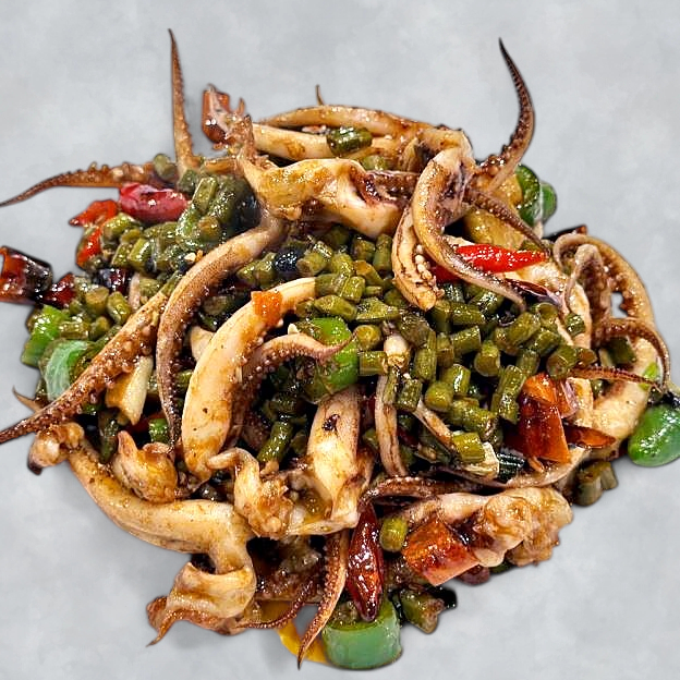 Best Squid W/Pickled Long Beans（Spicy）/酸豇豆鱿鱼须（小辣） in Las Vegas, NV