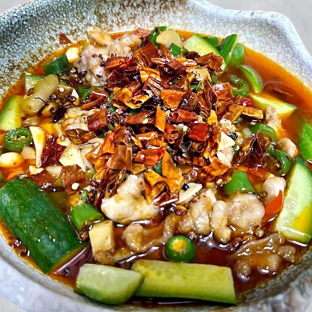 Best Boiling Frog W/ Cucumber(Hot Spicy)/火锅跳水蛙（中辣） in Las Vegas, NV