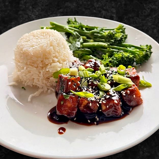 Best Pan fried tofu with Korean chili garlic sauce in Johnson City, TN