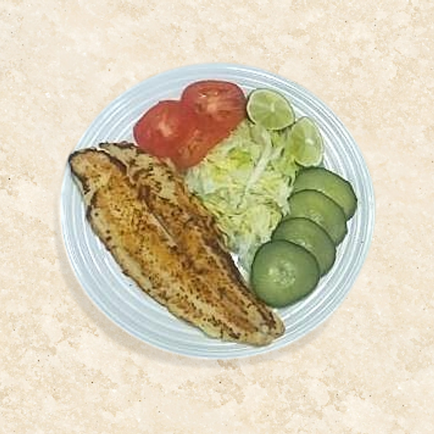 Best Fried Breaded Fillet Of Fish w salad /Frito Empanizado Filete de Pescado con Ensalada in Passaic, NJ