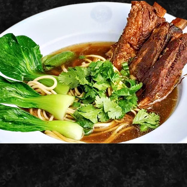 Best Roasted Pork Rib Noodles Soup 猪排骨面 in Odessa, TX