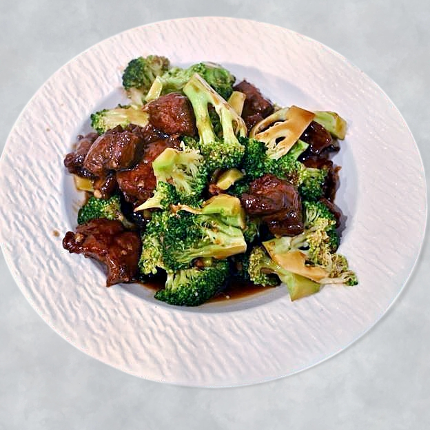 Best Angus Flank Steak with Broccoli 西兰花牛排肉 in Golden, CO