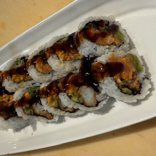 Best Spicy Salmon & Shrimp Tempura Roll in Ann Arbor, MI