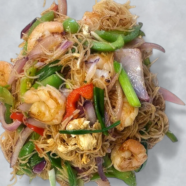 Best Shrimp stir-fry rice noodles 虾炒米粉 in Carmichael, CA