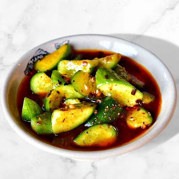 Best Cucumber Salad with Szechuan Sauce 凉拌黄瓜 in Durham, NC
