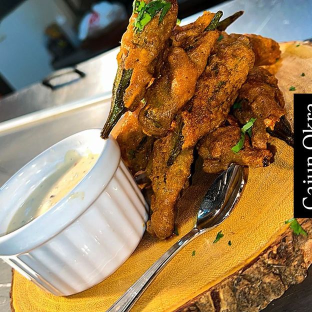 Best Crunchy Baked Cajun Okra in Stone Mountain, GA