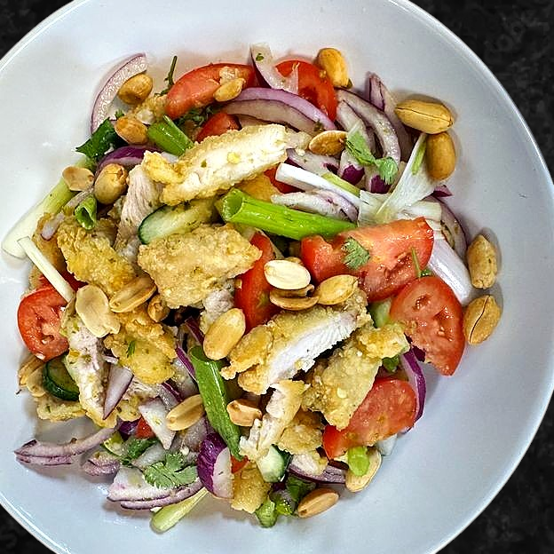 Best S2 - Crispy Chicken Salad (Yum Gai Krob) in Madison Heights, MI