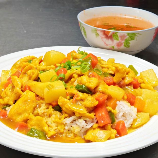 Best Curry Chicken Gai Jiao Fan in Camp Springs, MD