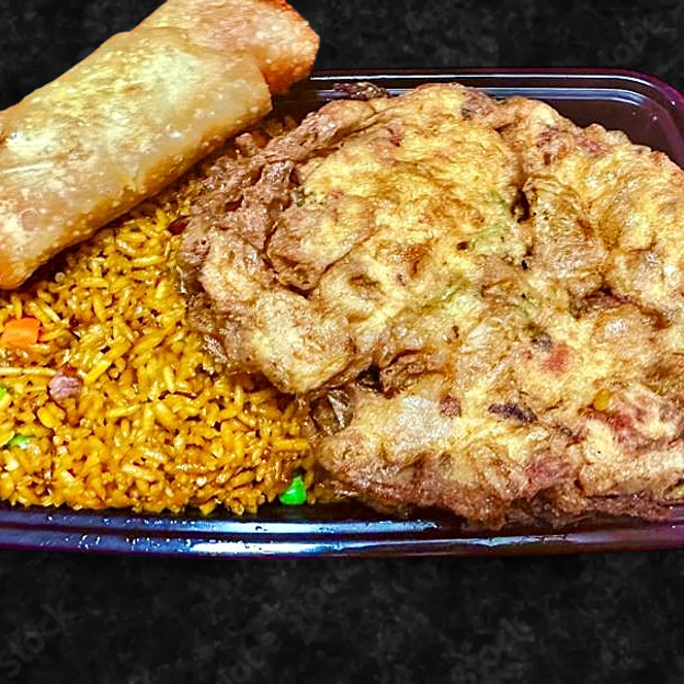 Best C22. Pork Egg Foo Young 叉烧蓉蛋 in Royal Palm Beach, FL