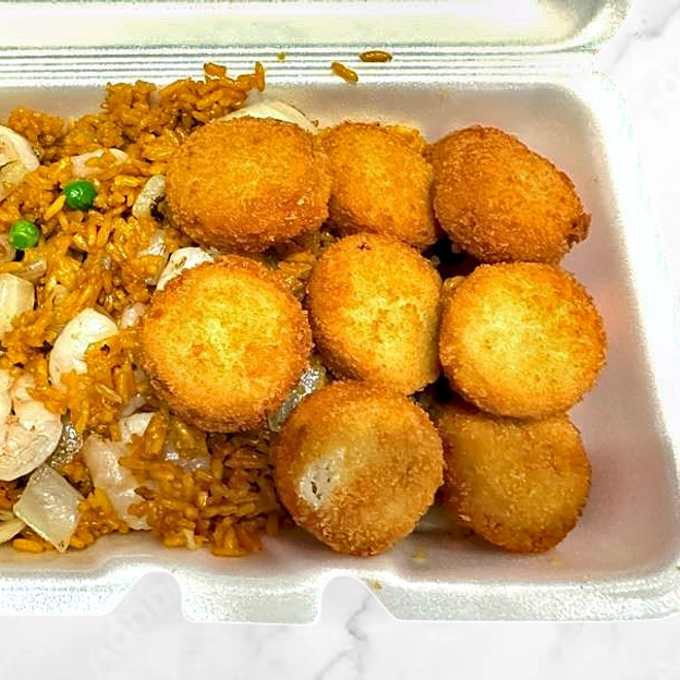 Best 5. Fried Sea Scallop (10) 炸干贝 in Royal Palm Beach, FL