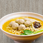 Best 酸香木瓜金汤牛肉丸面 Tangy Golden Papaya Beef Meatballs Noodles in Sugar Land, TX
